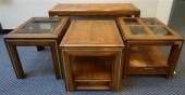 MODERN BRASS TRIM FRUITWOOD SO