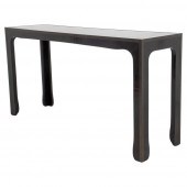 MODERN BRONZE AND BLACK LACQUE