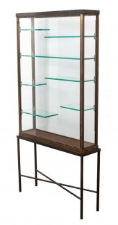 MODERN BRONZE AND GLASS COLLEC