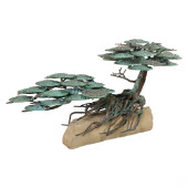 MODERN BRONZE BRUTALIST 34" BO
