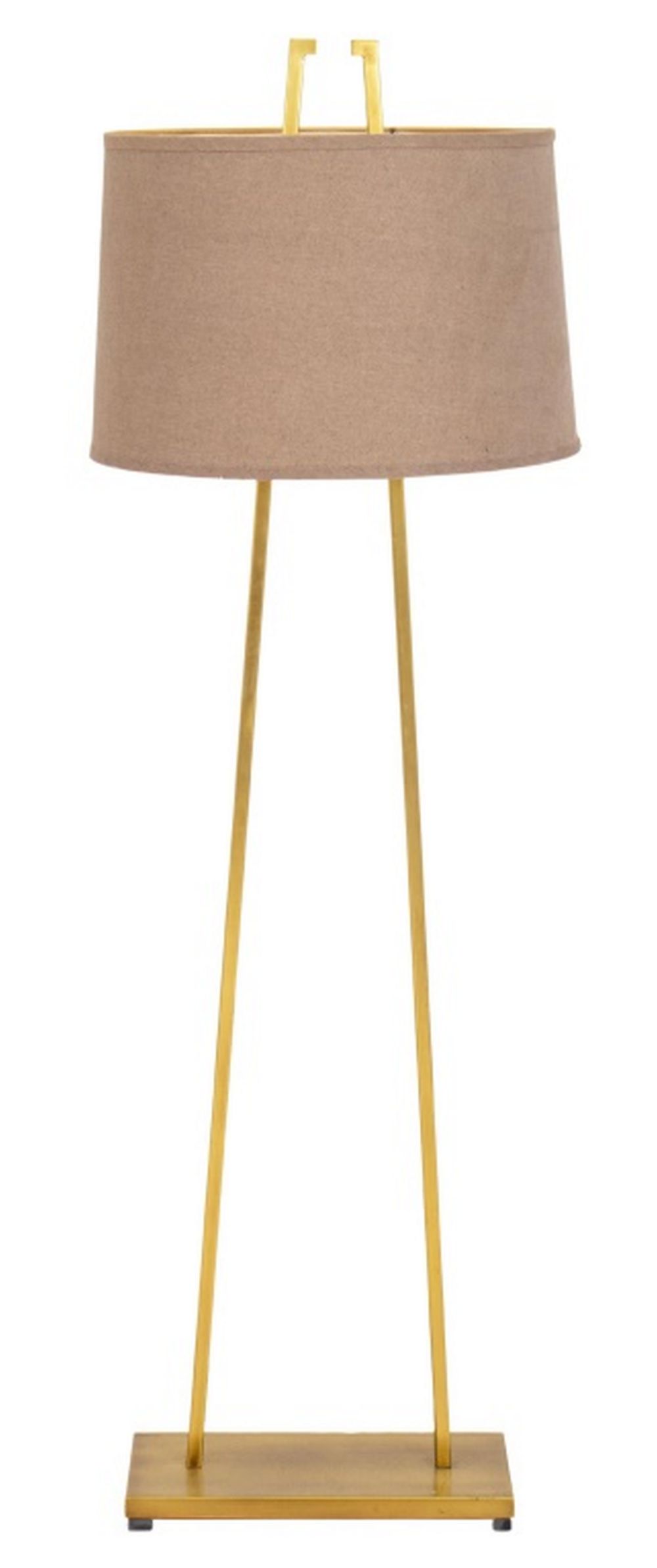 MODERN BRONZED METAL FLOOR LAMP