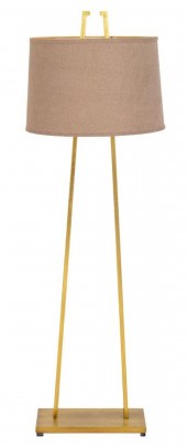 MODERN BRONZED METAL FLOOR LAM
