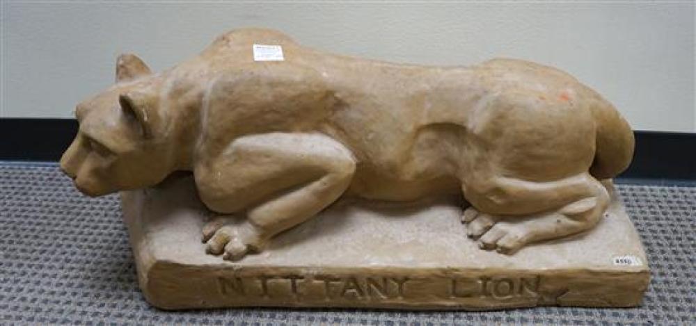 MODERN BROWN STONE FIGURE OF
