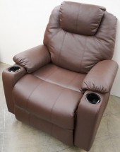 MODERN BROWN VINYL ELECTRIC MA