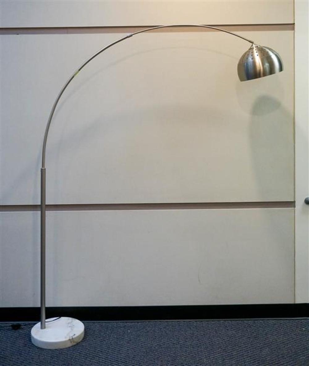MODERN BRUSHED STEEL ARC FLOOR