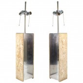MODERN BRUTALIST TABLE LAMPS,