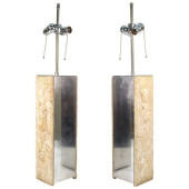 MODERN BRUTALIST TABLE LAMPS,