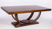 MODERN BURL WALNUT EXTENSION D