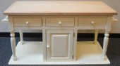 MODERN BUTCHER BLOCK WHITE ENA