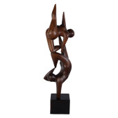 MODERN CARVED WOOD BALANCING N