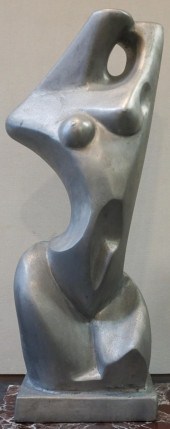 MODERN CAST ALUMINUM SCULPTURE