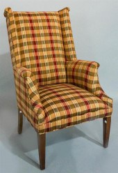 MODERN CHECK PATTERN UPHOLSTER