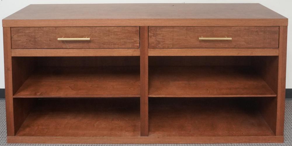 MODERN CHERRY FINISH CONSOLE