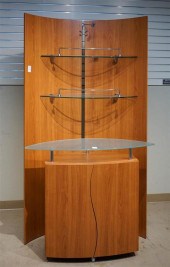MODERN CHERRY VENEER BI-FOLD I