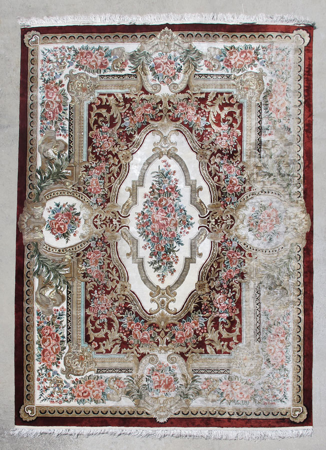 MODERN CHINESE AUBUSSON DESIGN HAND