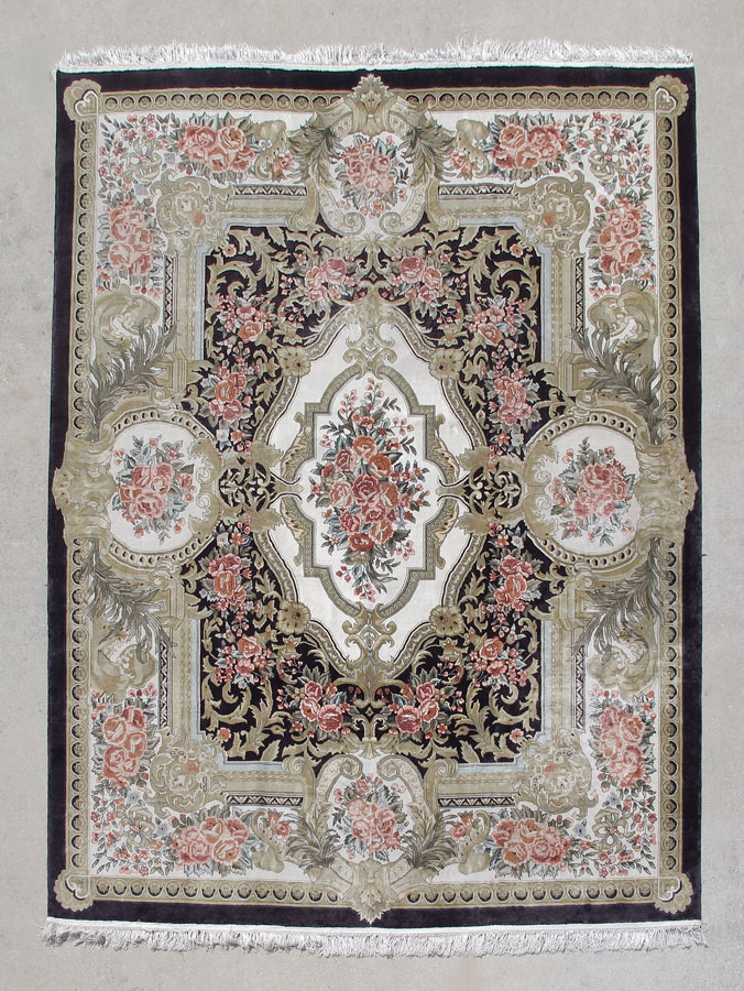 MODERN CHINESE AUBUSSON DESIGN HAND