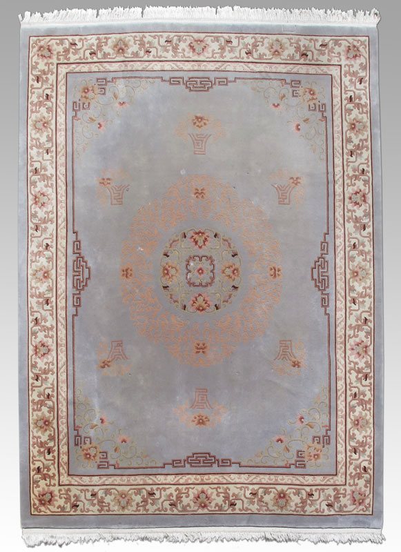 MODERN CHINESE HAND KNOTTED WOOL