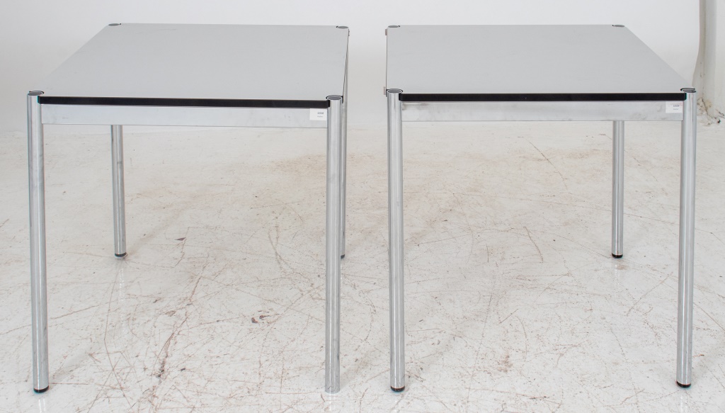 MODERN CHROME AND WHITE FORMICA