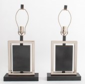 MODERN CHROME & BRONZED METAL