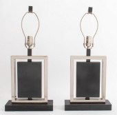 MODERN CHROME & BRONZED METAL