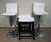 MODERN CHROME PLATED BASE AND