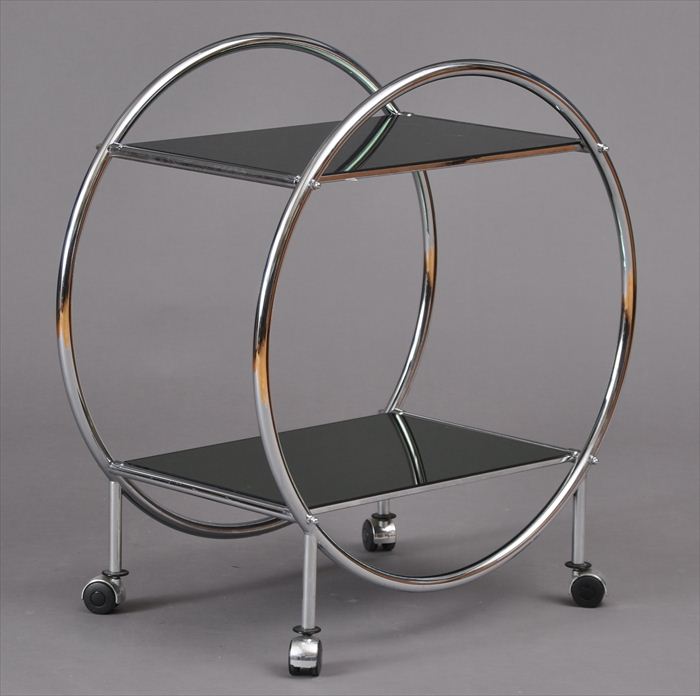MODERN CHROME-PLATED STEEL AND