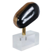 MODERN COFFEE BEAN FORM BRONZE