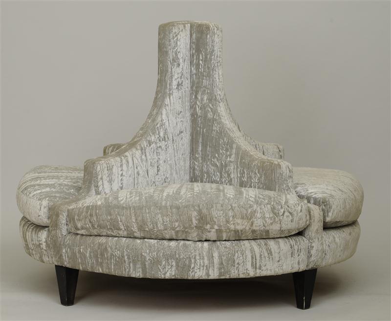 MODERN CRUSHED VELVET UPHOLSTERED