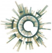 MODERN CURTIS JERE GILT-METAL