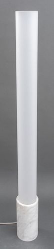 MODERN CYLINDRICAL FLOOR LAMP W/