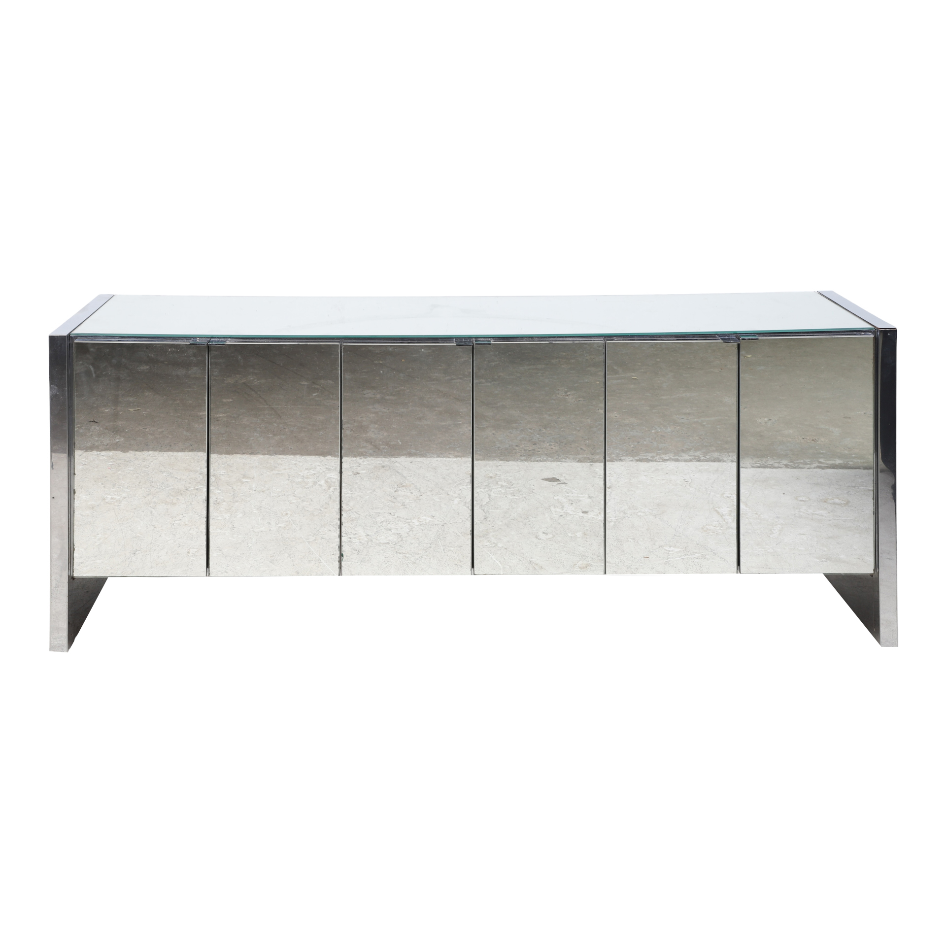 Modern Design mirrored sideboard, 4