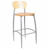 Modern Design walnut and metal