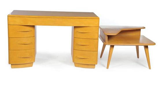 MODERN DESK AND TABLE.  Heywood
