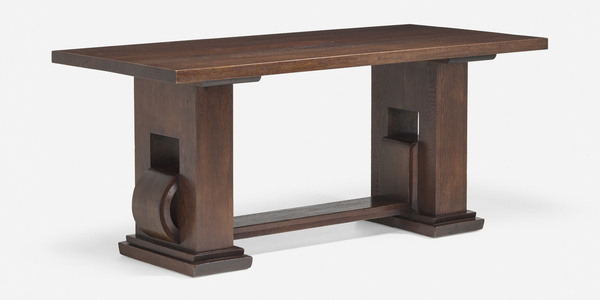 Modern. Dining table. oak. 29 h ×