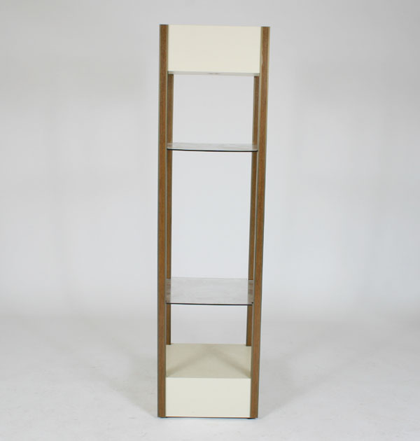 Modern display with lucite
