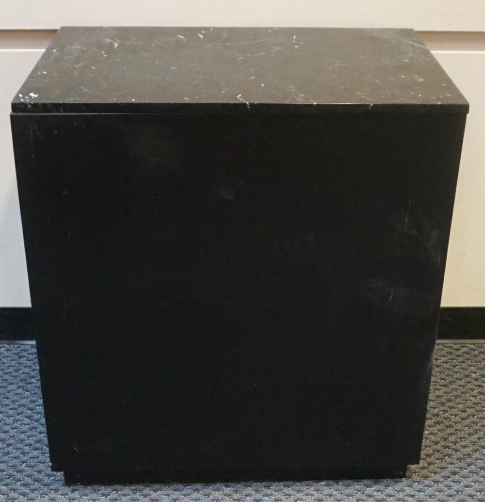 MODERN EBONIZED WOOD AND BLACK