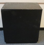 MODERN EBONIZED WOOD AND BLACK