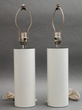 MODERN ENAMELED COLUMN TABLE L