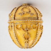 MODERN FABERGE "ROSEBUD EGG" I