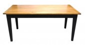 MODERN FARM STYLE TABLE, WALNU