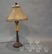 MODERN FAUX BROWN WOOD GLAZED
