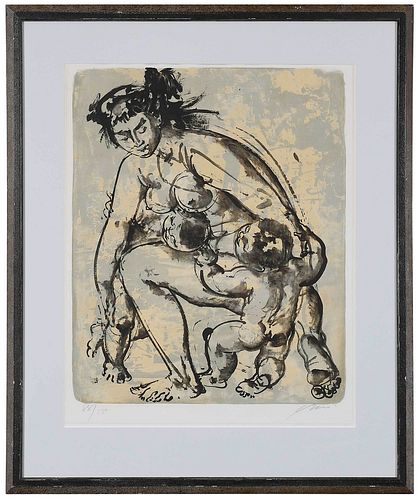 MODERN FIGURAL PRINT(20th