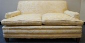 MODERN FLORAL YELLOW UPHOLSTER