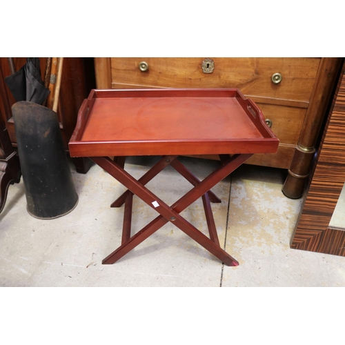 Modern folding butlers tray