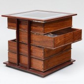 MODERN FOUR-TIER WOOD COLLECTO