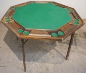 MODERN FRUITWOOD AND GREEN FEL