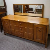 MODERN FRUITWOOD TRIPLE DRESSE