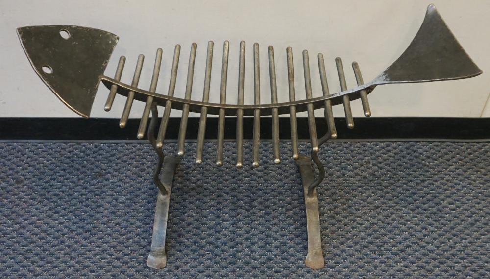 MODERN GALVANIZED STEEL ‘FISH FORM’