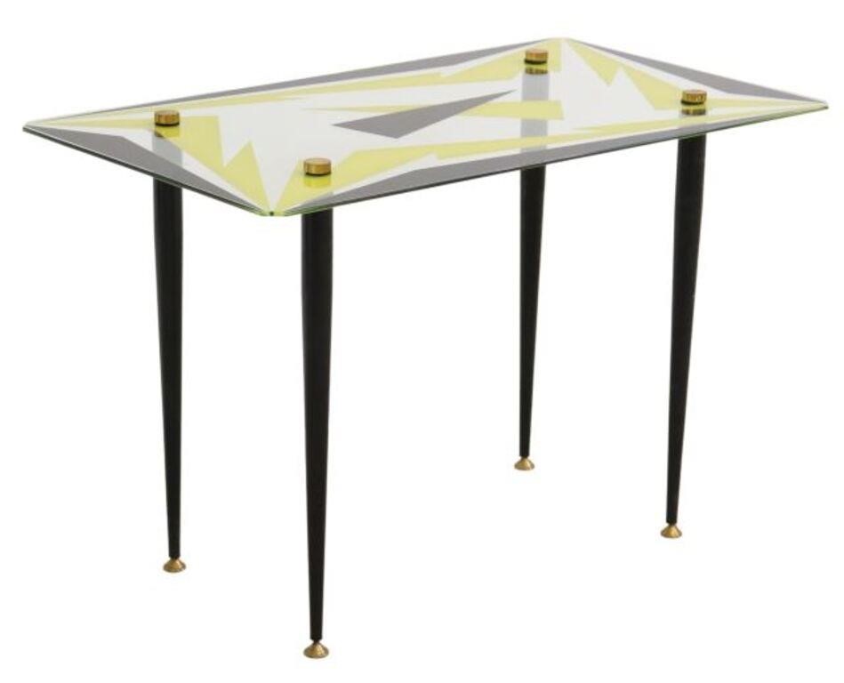 MODERN GEOMETRIC GLASS & METAL
