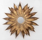 MODERN GILT METAL STARBURST FL